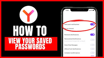 How to view your saved passwords in Yandex Browser