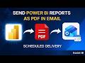 Power BI Report as PDF via email