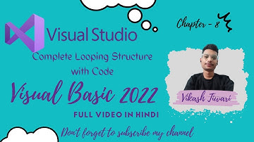 Complete Looping Structure in Visual basic | Chapter - 8 | #visualbasic #coding #bca #viral