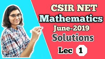 CSIR-NET Mathematics June-2019 || Previous year Question Paper Solutions || Real Analysis ||