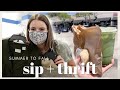 SIP + THRIFT - Thrifting for Summer to Fall Transitional Pieces!