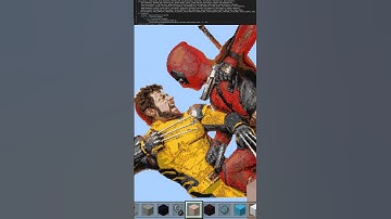 Deadpool and Wolverine in Minecraft Pixel Art! #minecraft #shorts