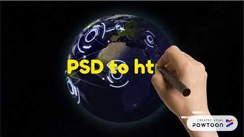 Convert psd file to html