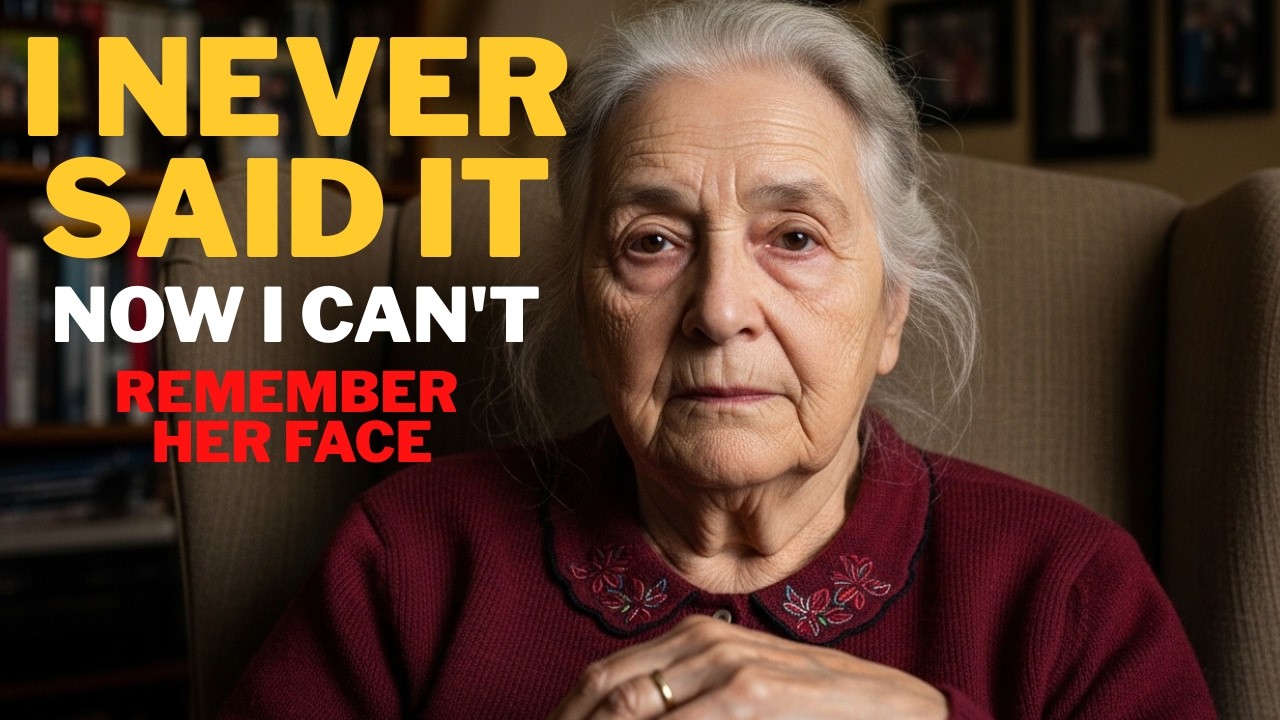 I'm 71 and there's a face I can no longer fully remember