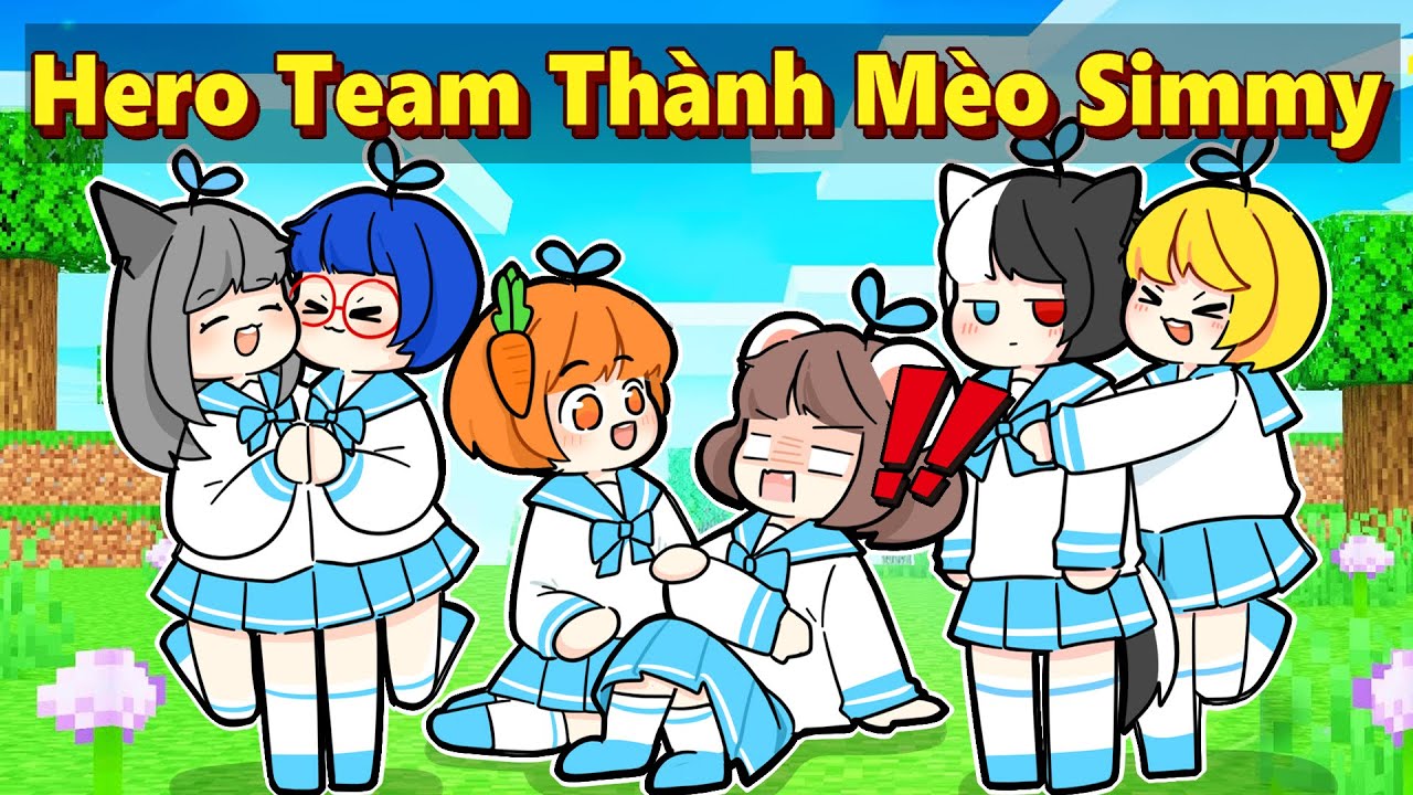 Simmy Heroteam hội chị em  Anime Chibi Đang yêu