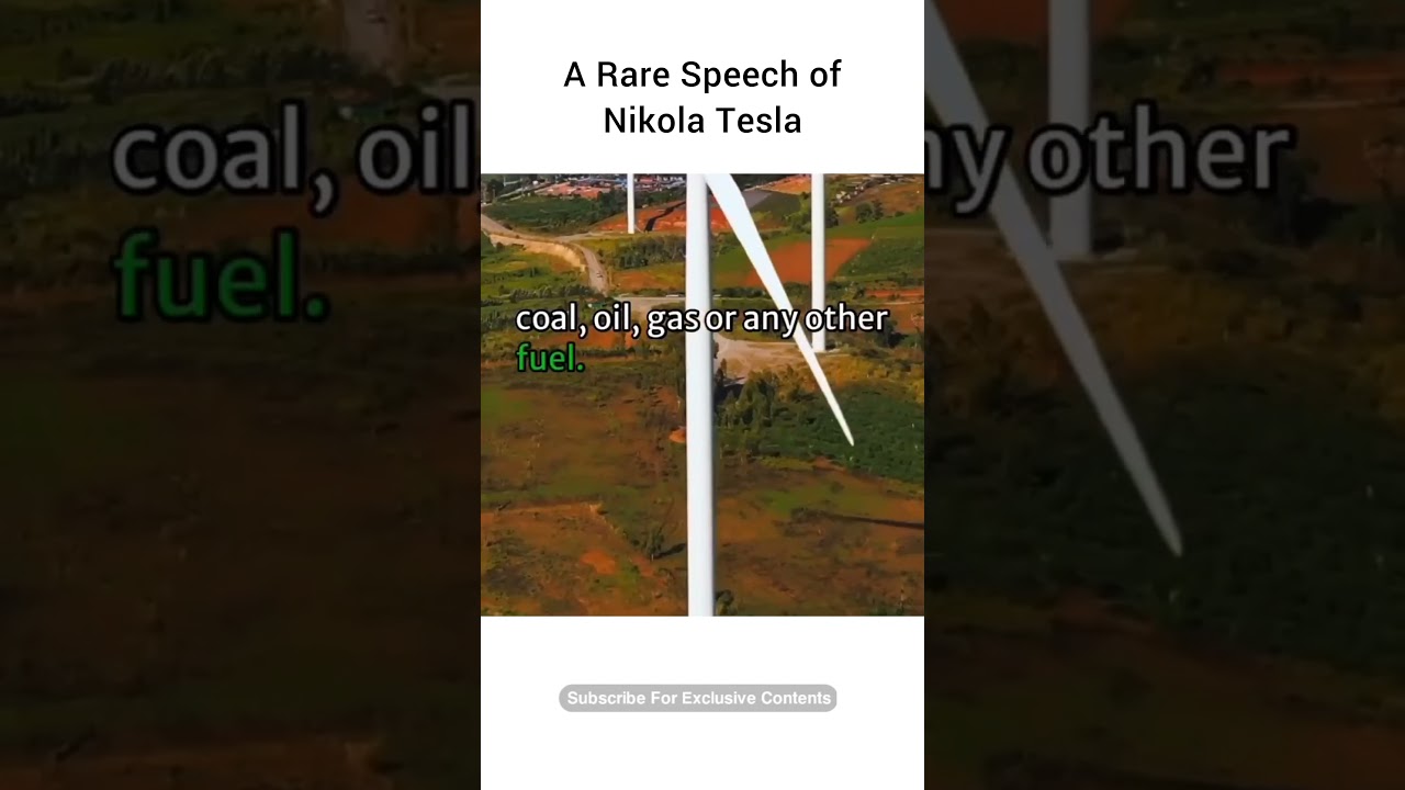 Rare Speech Of Nikola Tesla | Theory Orb