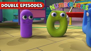 Numberjacks 🏫 Season 1, Episode 21-22 | DOUBLE FULL EPISODES