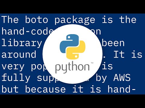 What is the difference between the AWS boto and boto3