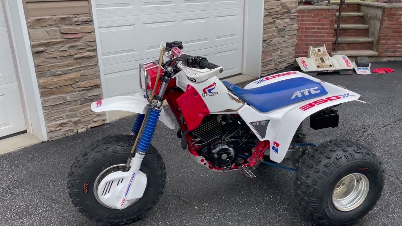 パクチーページ 1986 Honda ATC350X - Refreshing the King of the Hill! - YouTube