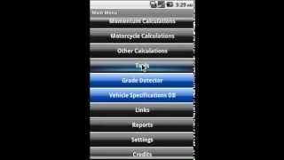 Accident Reconstruction Calculator for Android screenshot 2