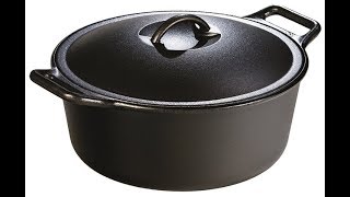 The Lodge P10D3 Seasoned Cast Iron Dutch Oven