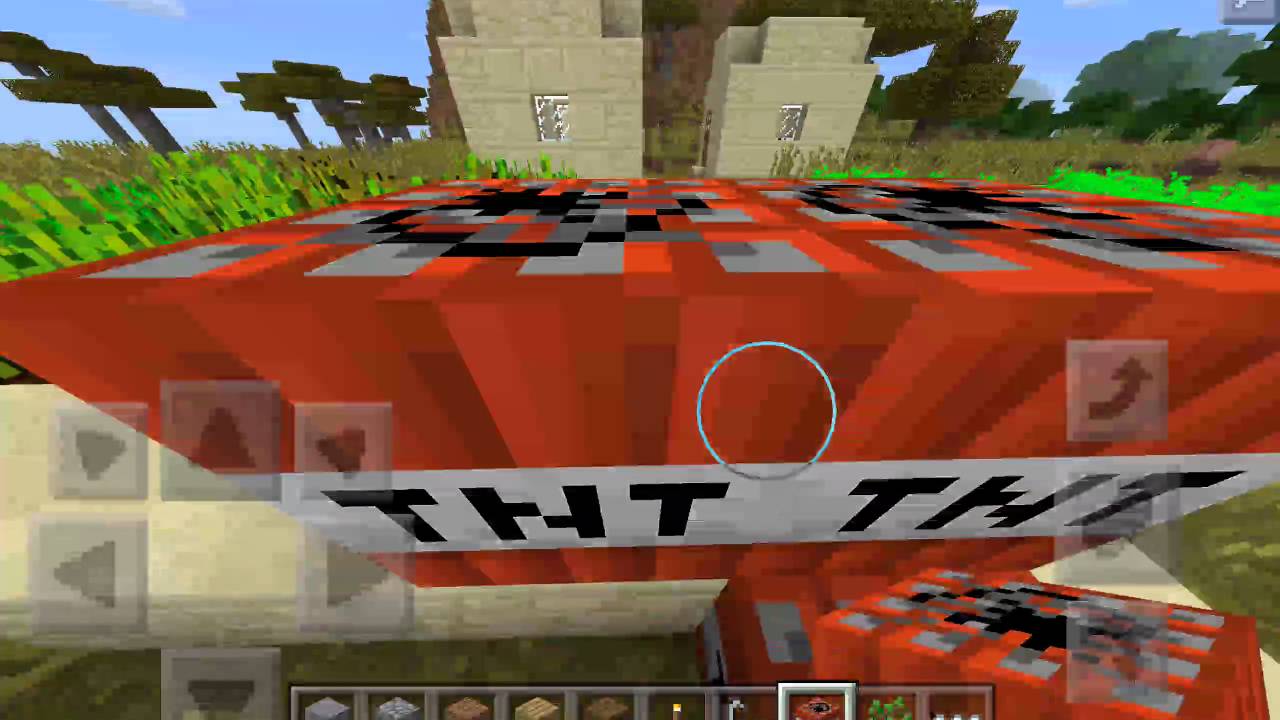 How to explode a village in minecraft - YouTube