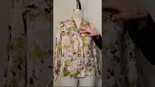 Does The Placement Of Horizontal Lines On This Bar III Blouse Is Right For Your Body Proportions