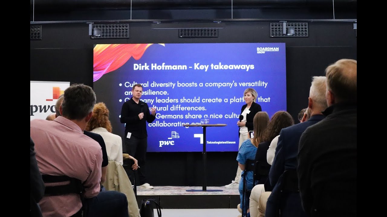 Boardman Grow event Born Global Act Local YouTube