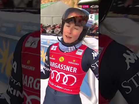 Mikaela Shiffrin doit cette fois s’incliner face à la Suissesse Camille Rast #fisalpine