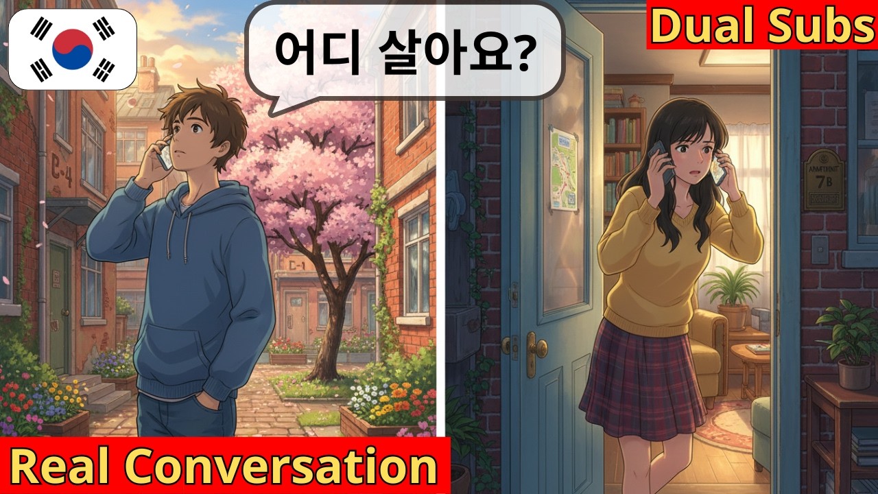 Указание направления #1 | 10 коротких корейских диалогов | Корейский для начинающих | A1-A2-B1