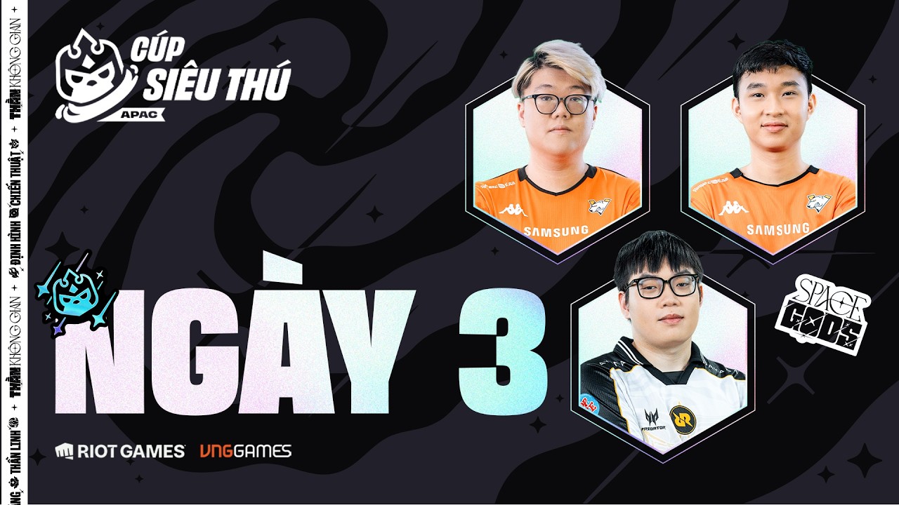 🔴NGÀY 3 – GIẢI ĐẤU NGOẠI HẠNG APAC: CÚP SIÊU THÚ | RRQ YBY1, VP K1AN, VP LECHUYEN | ĐTCL MÙA 17
