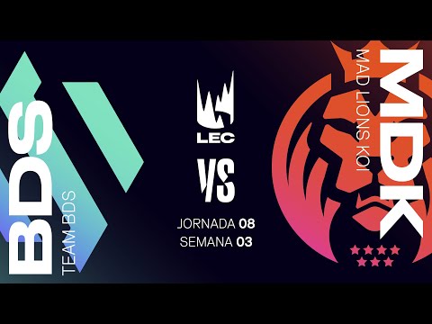 TEAM BDS VS MAD LIONS KOI - LEC 2024 - SPRING SPLIT - LEAGUE OF LEGENDS - SEMANA 3 - DÍA 8