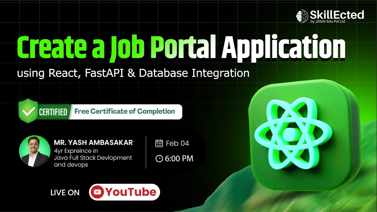 Create a Job Portal Application using React, FastAPI & Database ...