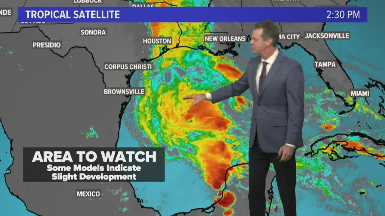 Tropical development possible in Gulf of Mexico - YouTube