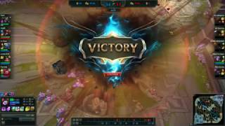 LoL Baron fight gets us WIN tight game!