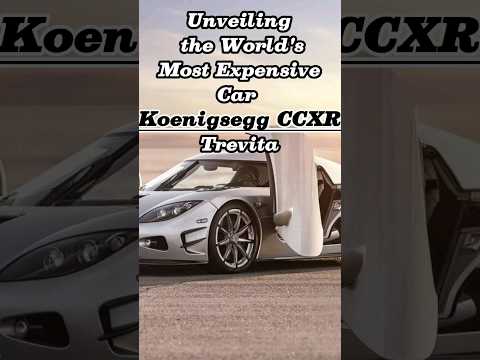 Video: Úžasný vůz dne: 4,8 milionu dolarů Koenigsegg CCXR Trevita