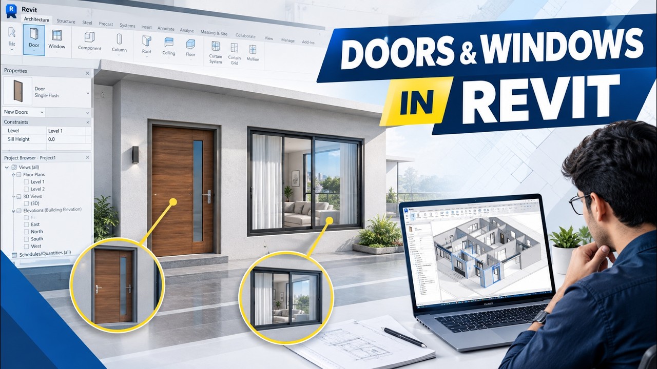 How to Place Doors and Windows in Revit: Step-by-Step Tutorial for Architecture Students (2026) (Updated October 2026)