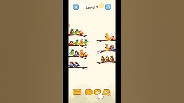 Bird Color Sort Puzzle level 7