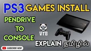 PS3 Games install to PENDRIVE Explain  தமிழில் #ps3 #games #pendrive #explain