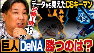 【CSファースト徹底分析】巨人vs DeNAをデータで読み解く‼︎好調DeNAがまた下剋上を起こすのか⁉︎里崎予想とキーマンについて語る‼︎