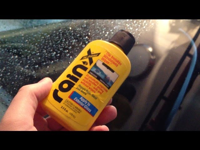 RainX Windshield Rain Repellant Test & Review 