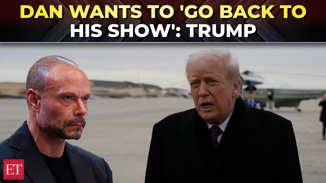 'He did a great job': Trump says FBI's Dan Bongino wants to 'go back to his show'