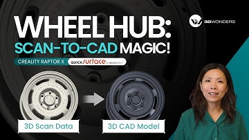 Scan to CAD: How to Reverse Engineer a Wheel Hub in SolidWorks