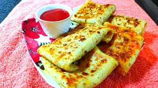 Home made chicken cheese crepe|best breakfast & snack recipe|chicken cheese crepe in telugu|