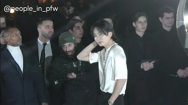 Jeonghan 정한 [SEVENTEEN] - Saint Laurent Men Fall Winter 2024/2025 fashion show in Paris - 05.03.2024