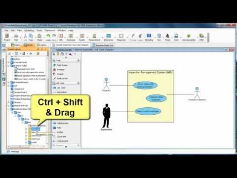 Create Reference and Transition by Drag & Drop
