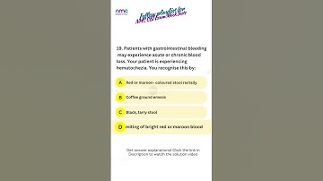 NMC CBT Exam Prep: MCQs Overview Chap 2 Test 2 Q19 #nmc #cbt2exam https://youtu.be/4lIrJJUnj7c