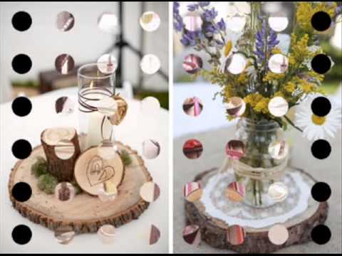 Ideas para decorar tu boda (centros de mesa) youtube