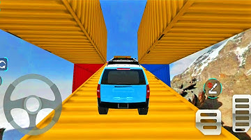 Jeep Stunt Racing On Top Sky Track Game | Jeep Racing Game | Jeep Car Driving Game