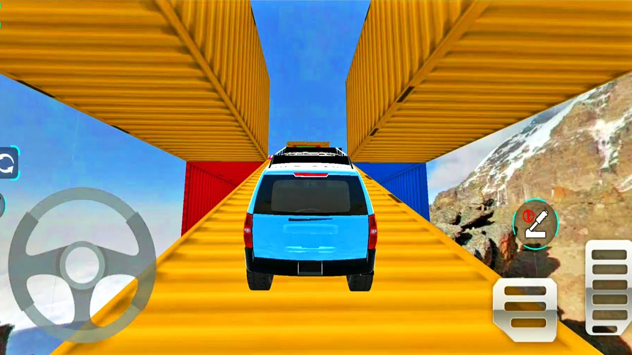 Jeep Stunt Racing On Top Sky Track Game Jeep Racing Game Jeep Car
