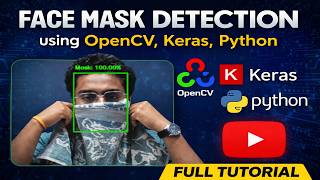 Face Mask Detection using OpenCV, Keras, Python | Face Detection Using OpenCV Python screenshot 1