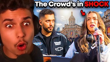 When 16-YEAR-OLD Filipina SHOCKS Street Crowd...