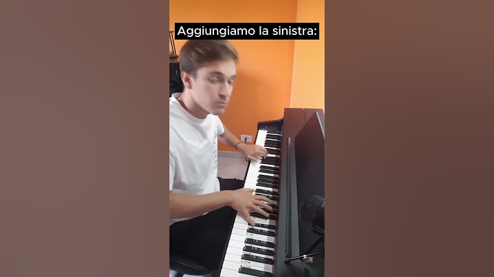 Suoni il piano solo con LA MANO DESTRA?