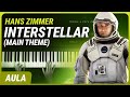 INTERSTELLAR MAIN THEME -  Hans Zimmer | Aula de teclado