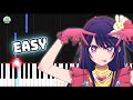 Oshi no ko op  idol  easy piano tutorial  sheet music