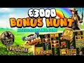 3000 bonus hunt has he done it again