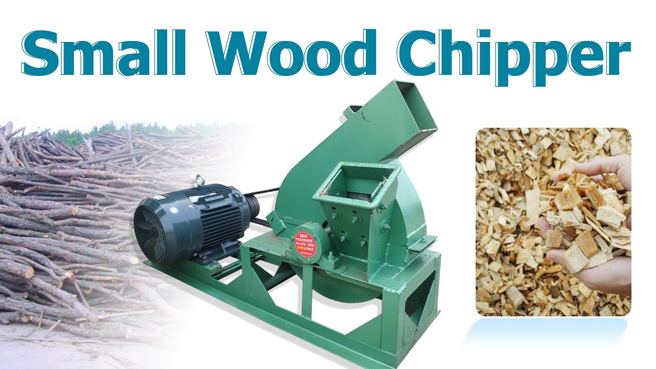 Small Wood Chipper Disc Log Chipper Machine Household Wood Chips