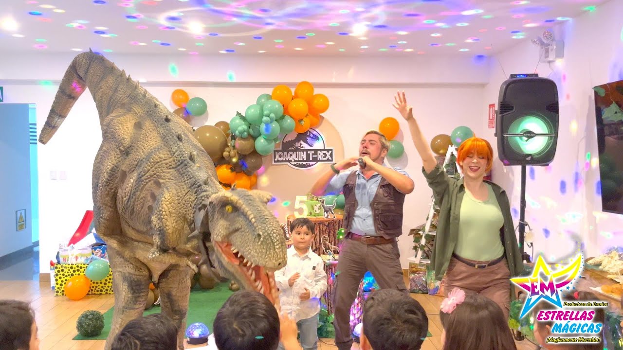 Show Infantil Jurassic World con Owen y Claire con  Estrellas Mágicas!