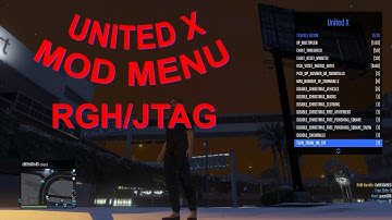 GTA 5 - UNITED X MOD MENU!! - RGH/JTAG