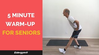 Eldergym® Academy: 5 Minute Standing Warmup for SENIORS